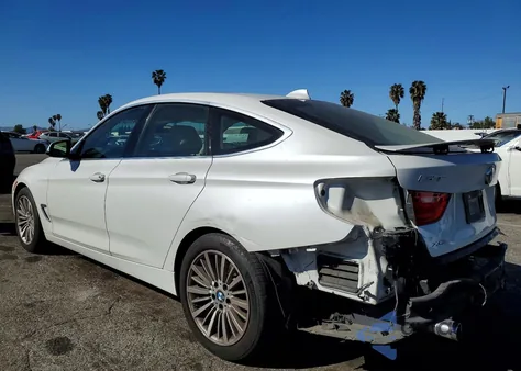 2014 BMW 335 Xigt z USA, uszkodzony, nr VIN WBA3X9C56ED153421